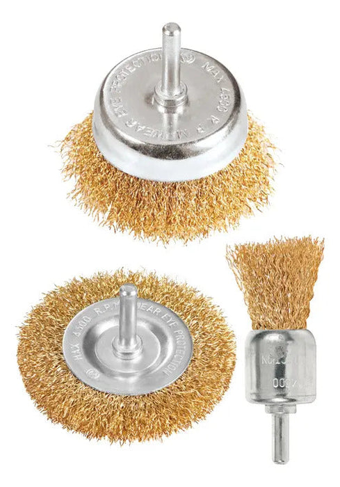 Set 3 Pcs Grata Ondulada 2" y 1" P/Taladro