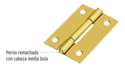 Bisagra Hermex Latonado 3.7 cm X 2''