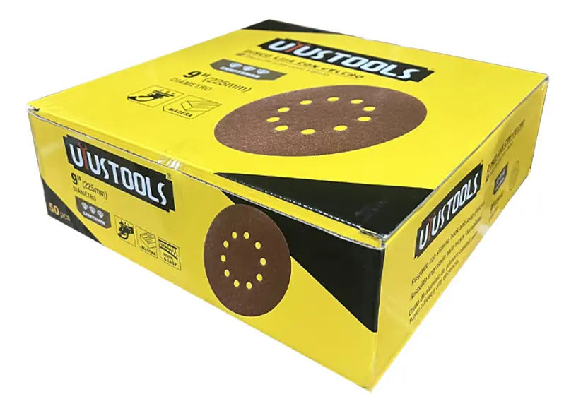 Disco Lija Con Velcro 50un/set 225mm #40