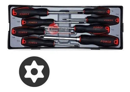 Juego Destornilladores Torx 8 Piezas Force 2086T