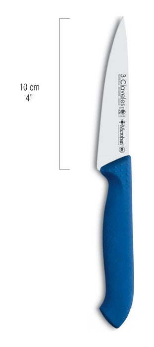 Cuchillo Tres Claveles Proflex Mgo.azul 10 Cms Verdura