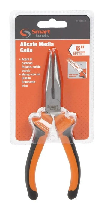 Alicate Punta Media Caña 6" Ergonómico