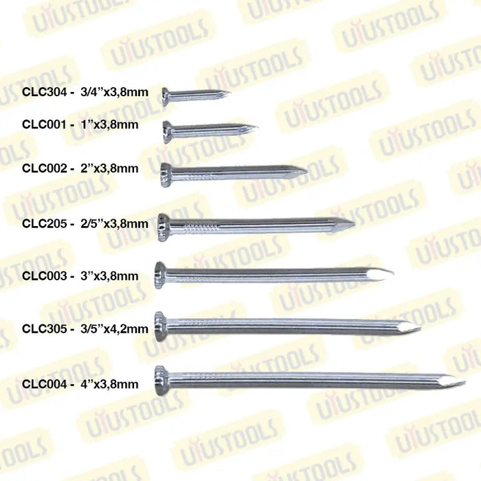 Clavo Concreto Galvanizado 2'' (bolsa 215un 1kg)