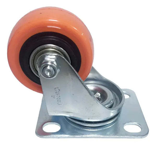 Rueda Industrial Naranjo 3'' Uyustools