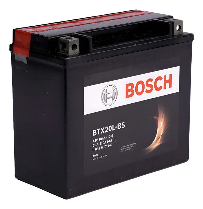 Batería Moto Ytx20l-bs Btx20l-bs 12v 18ah Bosch