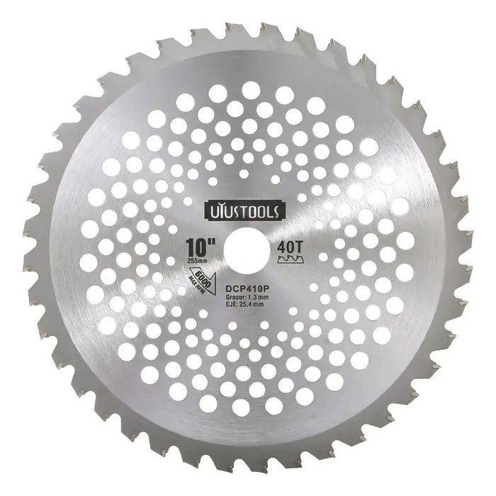 Disco Cortapasto Perforado 25.4mm X 40t X 255mm