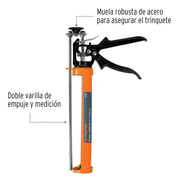 Pistola Calafateadora Profesional Reforzada Truper