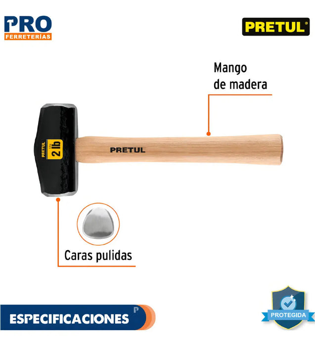 Marro Tipo Nevada 2 Lbs. Mango 10-3/4''