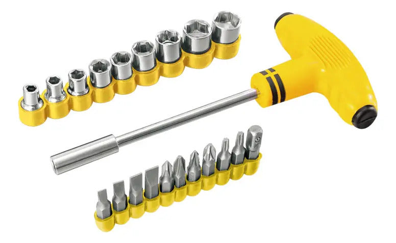 Set 21 Pcs Puntas Y Dados T Uyustools