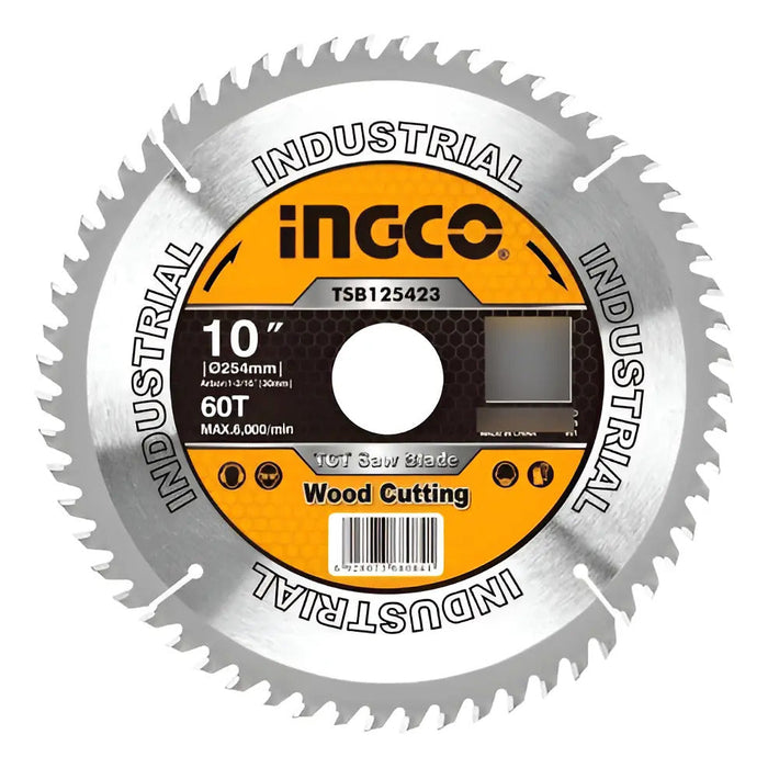Sierra Circular Para Madera 10'' 60 Dientes Ingco