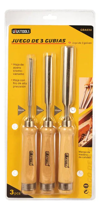 Juego 3 Pcs Gubia (8-15-22)