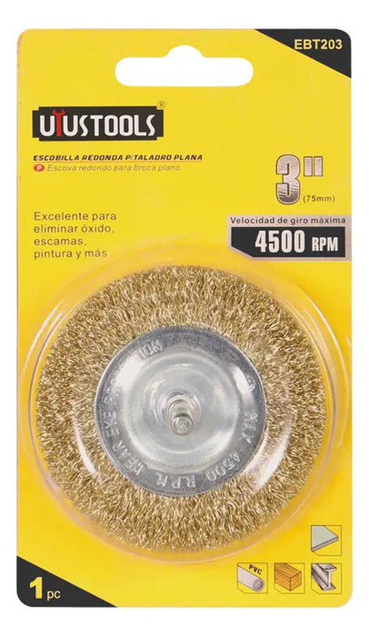 Grata Plana Ondulada 3'' P/taladro