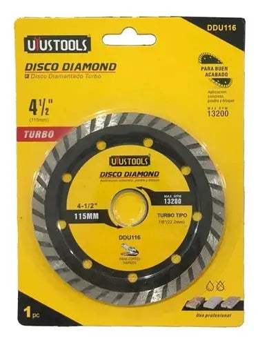 Disco Cerámica Diamantado 4 1/2 Turbo