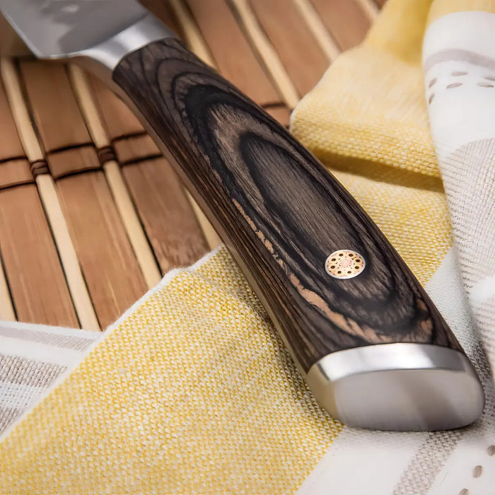 Cuchillo Verduras 9cm Sakura 3 Claveles Marrón Claro
