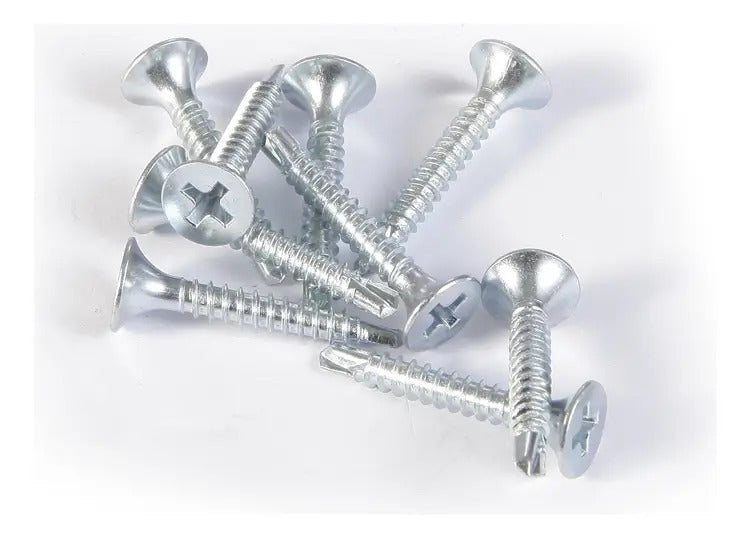Tornillo Autoperforante Zincado 6 x 1" 1000un