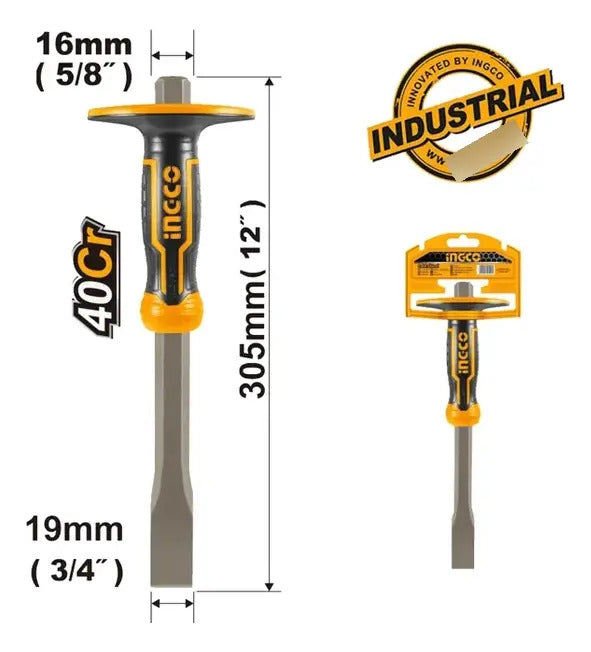 Cortador de Agarre Ingco 40Cr de 19 x 16 x 305 mm