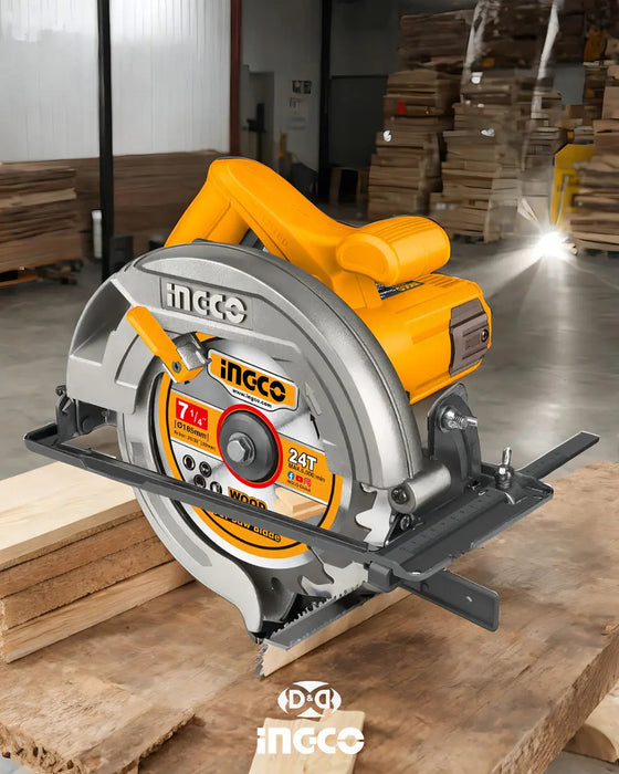 Sierra Circular Eléctrica Industrial Ingco 1400W 185mm