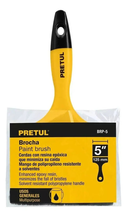 Brocha Sintética Plana 5" 12.7 Cm