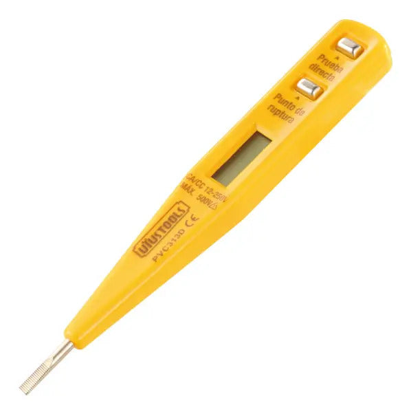 Probador Digital 6-36V DC / 12-250V AC 3x130mm