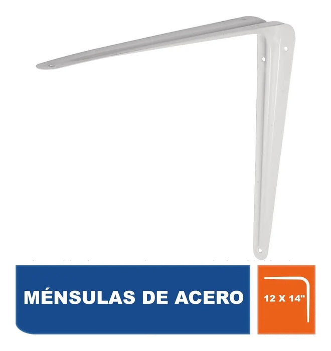 Ménsula Blanca 12'' X 14'' Fiero
