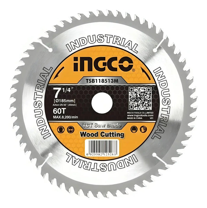 Disco de Sierra Circular 7 1/4'' 60D Ingco