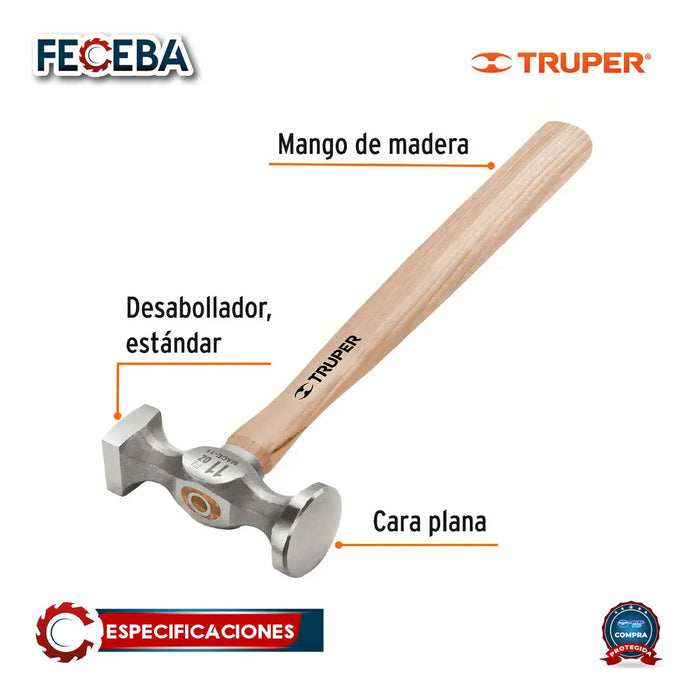 Martillo Desabollador Estándar 11 Oz Truper