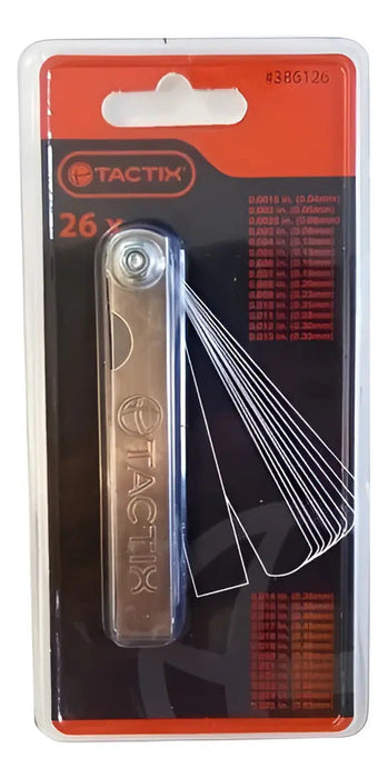 Set 26 Hojas Feeler Galga Milimétrica 0.04-0.63mm