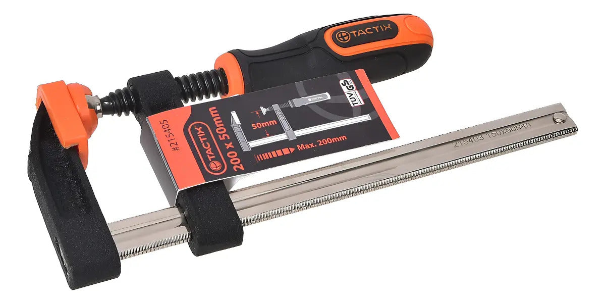 Prensa Tipo F Tactix de 200 X 50mm