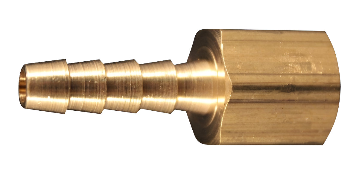 Conector de Manguera Milton 1/4'' Hembra Latón NPT 604-1 Dorado
