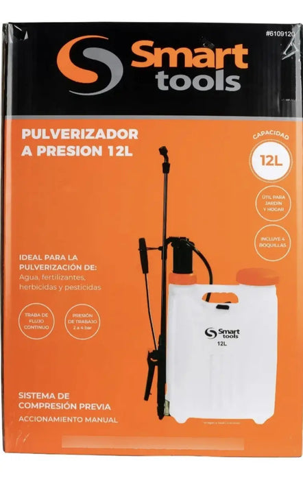 Pulverizador A Presión Manual De 12 Litros
