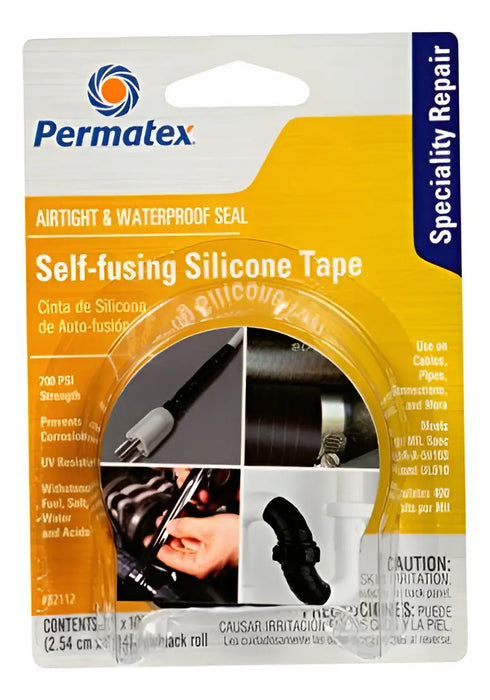 Cinta De Silicona Autofusible De 1 X 10 Permatex