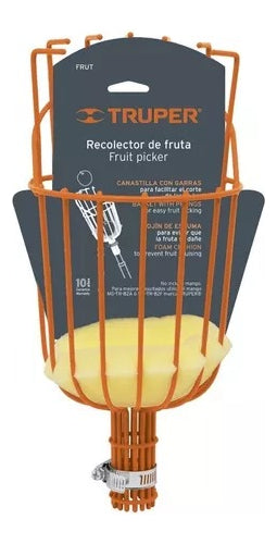 Recolector de Fruta Sin Mango, Polietileno, Negro