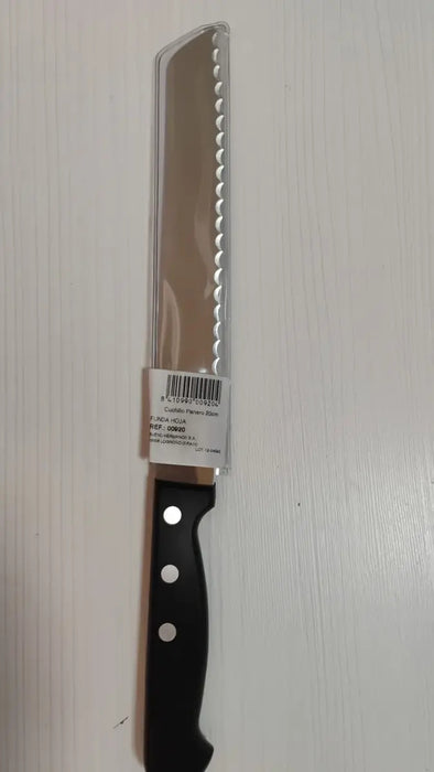 Cuchillo Panero Tres Claveles 920 Inox Mgo Abs 20 Cms Negro