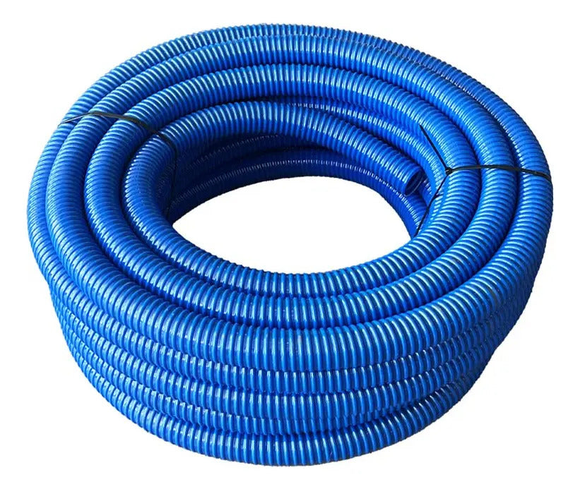 Manguera Espiralada Azul Bomba 2" X 30m X 2.5mm