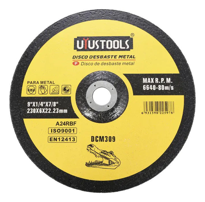 Disco Desbaste Metal 9" X 6mm