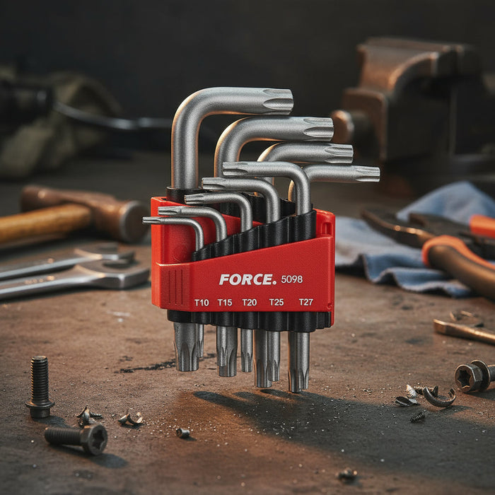 Juego De Llaves Torx T10-t50 9 Pzas.