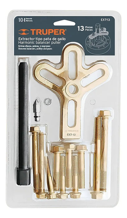 Extractor De Poleas Hidráulico Truper Ext-13 De Acero