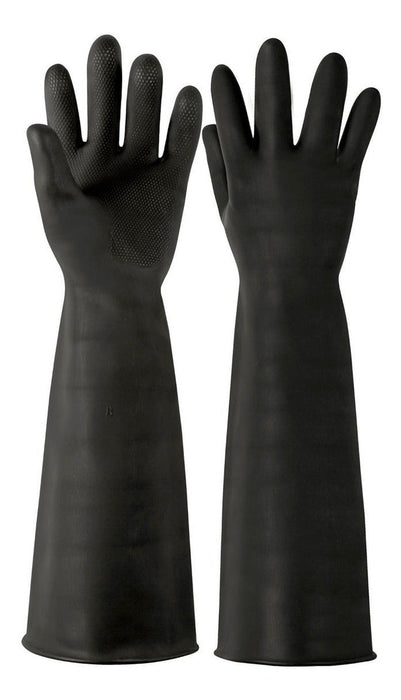 Guantes Latex Limpieza Extralargo Ind. Grande Negro