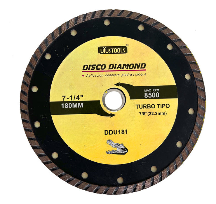 Disco Diamantado Turbo 7'' Uyustools