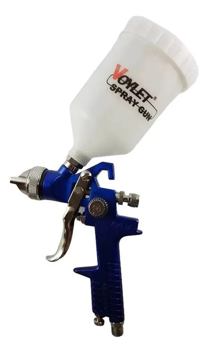 Pistola Pintar Gravedad H-827 Hvlp Voylet Azul