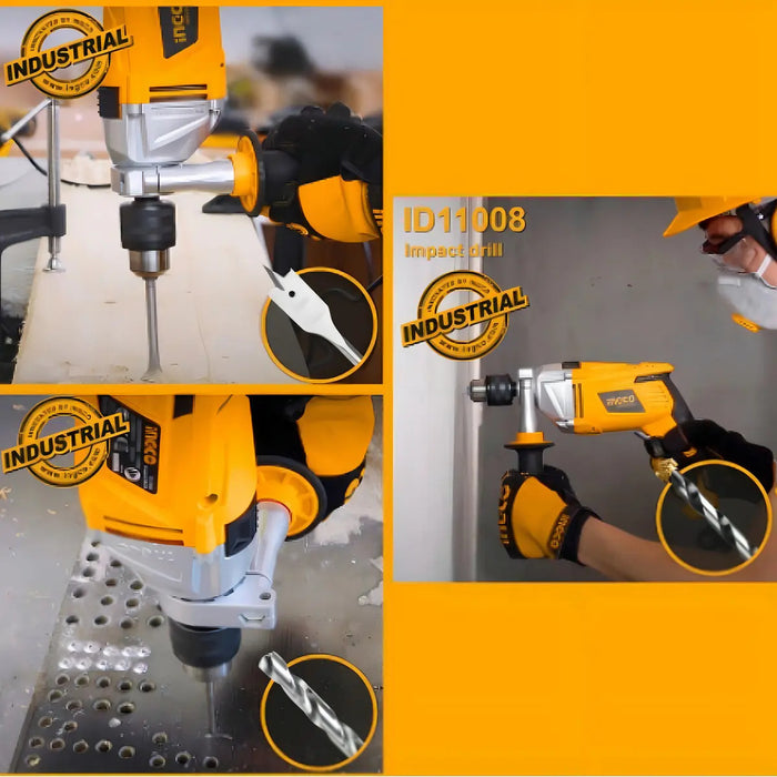 Taladro Percutor 13mm 1100w 2800rpm Naranja Claro