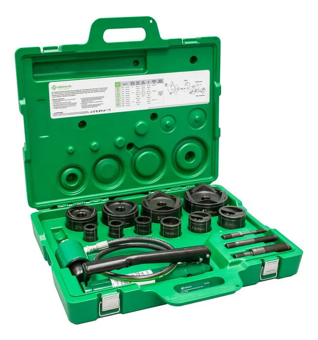 Juego Sacabocados Hidráulico 1/2'' - 4'' Greenlee