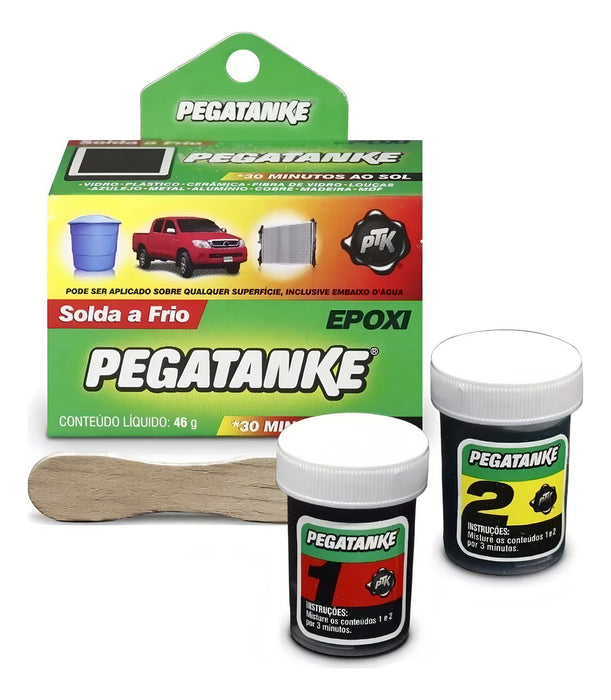 Pegamento Epóxico Soldadura de Epoxi Negro Pegatanke 43g
