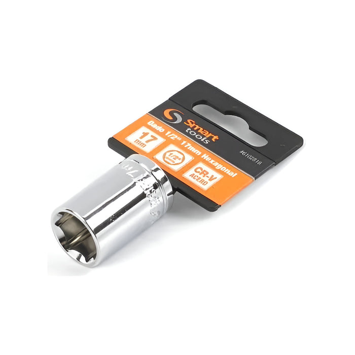 Dado Corto 1/2'' 17mm Hexagonal