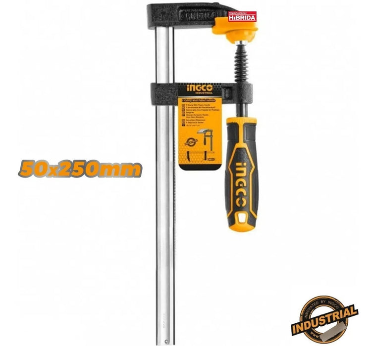 Prensa Sargento Tipo F 50x250mm Carpintero Autoajustable