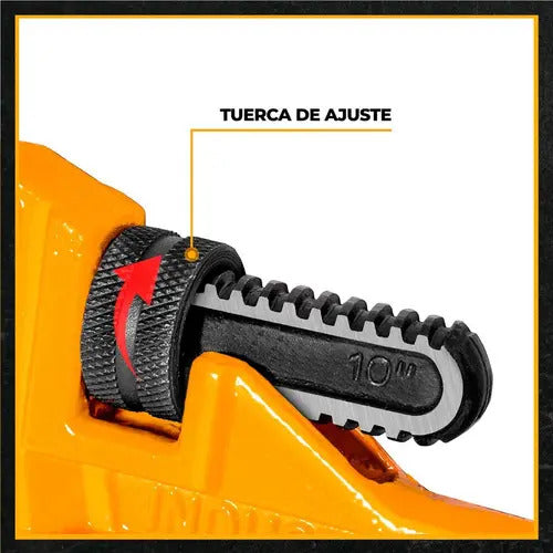 Llave Stilson 10" Hierro Uso Industrial Ingco