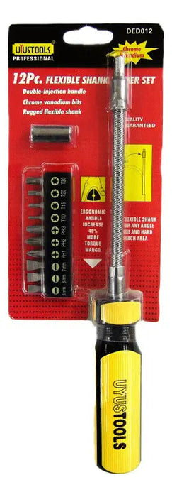 Set Destornillador 12 Pcs Bicolor Triangular
