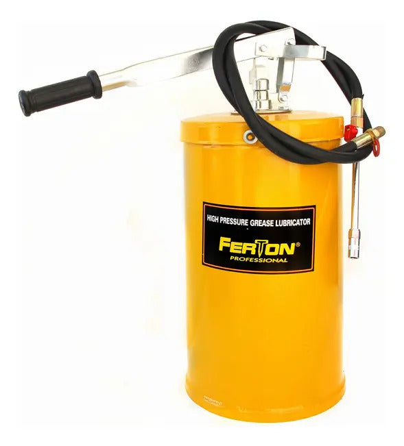 Grasera Manual Engrasadora 16l Acero Doble Pistón Manguera