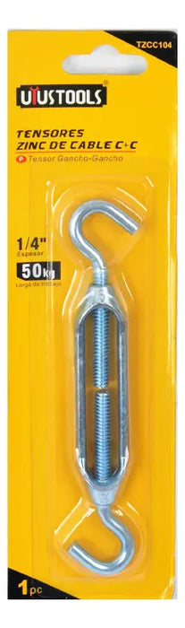 Tensor Zinc de Cable A+A 1/4'' Uyustools