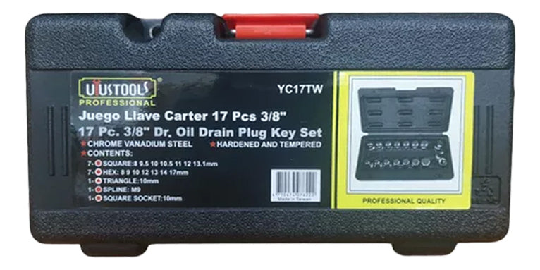 Juego Llave Carter 17pcs 3/8''